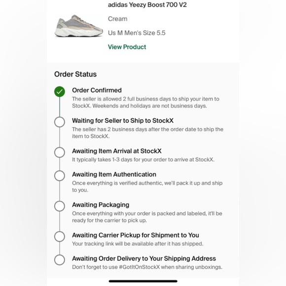 Yeezy 700 v2 cream - Picture 7 of 7